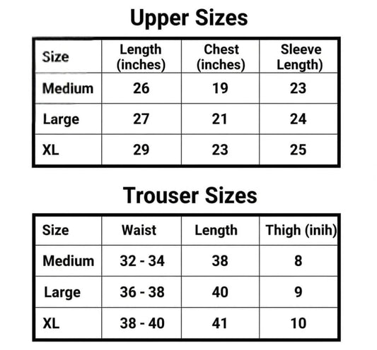 Men's Summer Track Suit – Lightweight and Breathable – (FIRE WHITE)