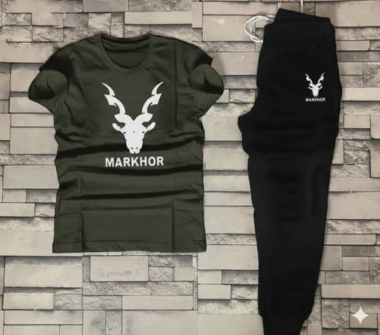 Men’s Summer Track Suit – Lightweight & Breathable(MARKHOR COMMANDO BLACK)